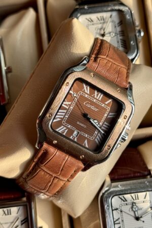 Cartier santos mod Royal khaki