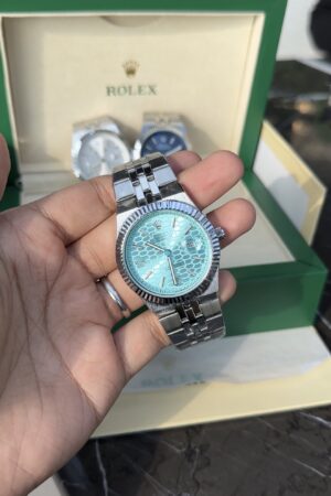 Rolex oyster perpetual (land-dweller) Ice Blue